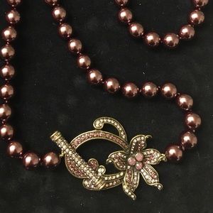 Heidi Daus Perennial Favorite toggle necklace